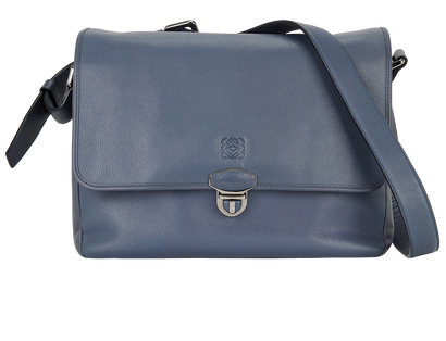 Anagram Embossed Messenger, front view